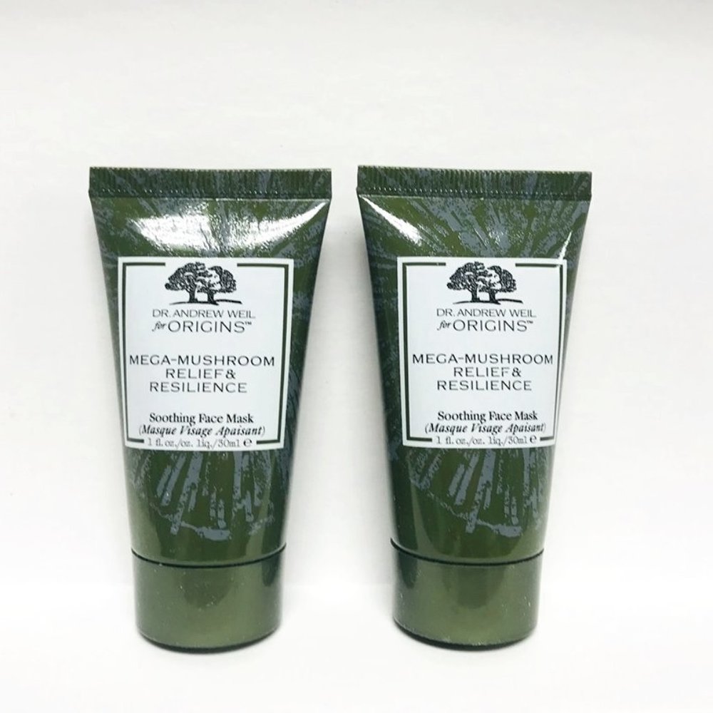 2 x Origins Dr. Weil Mega-Mushroom  Mask NEW